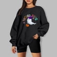 thumbnail image 3 of Gibobby Sudadera mujer Sudadera de Mujer con Estampado Cool Cómoda y Juvenil(Negro,CH), 3 of 4