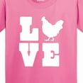 thumbnail image 4 of Inktastic Love Chickens Youth T-Shirt, 4 of 5