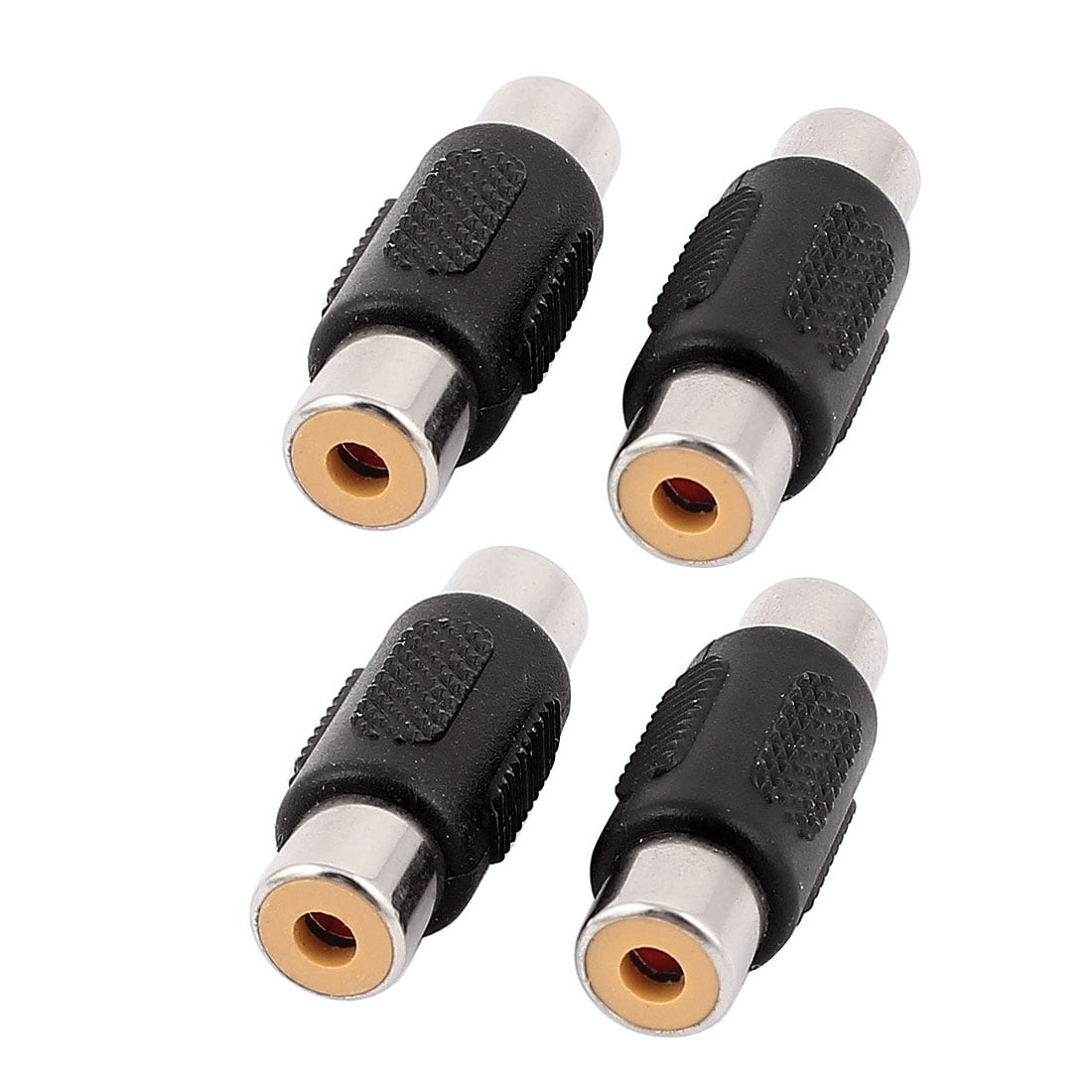 4Pcs AV RCA Audio Video Female to Female Coupler Adapter Connector