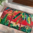 thumbnail image 4 of ONETECH Tropical Scene Outside Entry Yard Floor Patio Felt Floor Mat Rug 19.68*39.37 in, 4 of 6