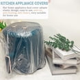 thumbnail image 2 of czcpp-20pcs Large Kitchen Small Appliance Covers - Dust Cover Universal Clear Kitchen Appliances Toaster Oven Cover Blender Covers Thickened Disposable Furniture for Toaster, Air Fryer Instant Pot,Un, 2 of 4