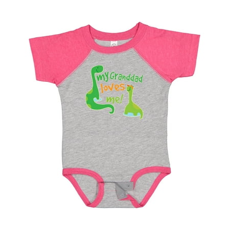 

Inktastic My Granddad Loves Me Baby Outfit Gift Baby Boy Bodysuit