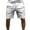 White, variant on IROINNID Men's Loose Comfortable Flat-Front Shorts Casual Pull On Sports Shorts