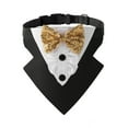 thumbnail image 2 of Pebbuoy Pet Collar Sequined Bow Dog Bandana Collar Adjustable Comfortable Cats Triangle Scarf for Party Decor, 2 of 8