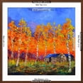 thumbnail image 5 of Art.com Aspen Trees in Autumn Art Print by Pol Ledent, Brown Frame Wall Art, 29" x 29", 5 of 5