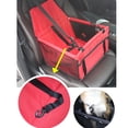 thumbnail image 3 of Methold Evite saltar el asiento de coche para perros de tela de cuero impermeable de asiento de emergencia para seguridad Suministros para perros Negro, 3 of 6