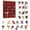 Advent Calendar-D, variant on Fruits Dumpling Advent Calendar 2026, 24 Days Christmas Countdown Calendar Blind Box with Surprise Each Day, 2D Flat Christmas Ornament Set, Christmas Decorations for Xmas Tree, Christmas Gifts