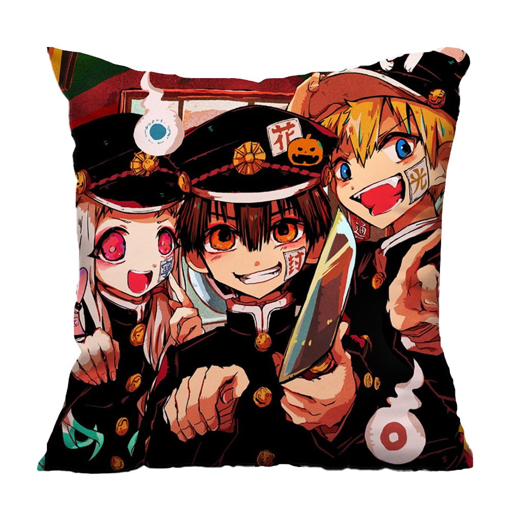 Riapawel Japanese Anime Toilet Bound Hanako Kun Cushion Cover Square