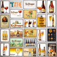 thumbnail image 2 of Letreros de hojalata de cerveza belga vintage Brugse Zot La Trappe para pared, bar, pub, cocina, café, decoración del hogar, 30 x 20 cm, DU-8282A, 2 of 5