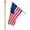 For House Flag 28"x40", variant on Anley 56" Pine Wooden House Flag Pole - for Sleeve House Flags 28" x 40"