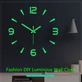 thumbnail image 4 of Seitruly Calcomanías de movimiento de bricolaje sin marco de reloj de pared luminoso para el hogar del dormitorio Type4 NO4, 4 of 6