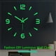 thumbnail image 3 of sweethay Reloj de pared luminoso, acrílico sin marco, relojes DIY, calcomanías modernas silenciosas sin perforar, sala de estar, oficina, Type7 NO7, 3 of 6
