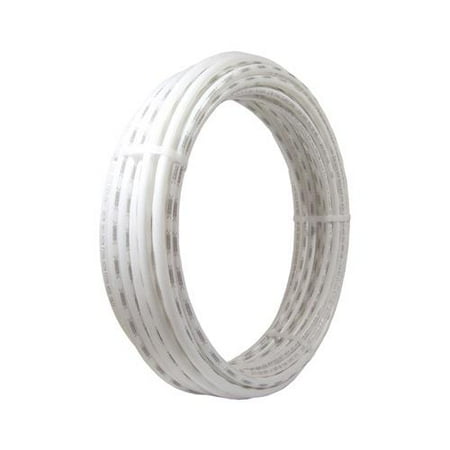 Id Pex Tube - Sharkbite/Cash Acme U850W50 PEX Coil Pipe, White, 1/4-In. Copper Tube Size x 50-Ft.