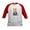 Red/White, variant on CafePress - Japanese Style Rabbit With Purse Baseball Jersey - Kids Cotton Baseball Jersey, 3/4 Sleeve Shirt