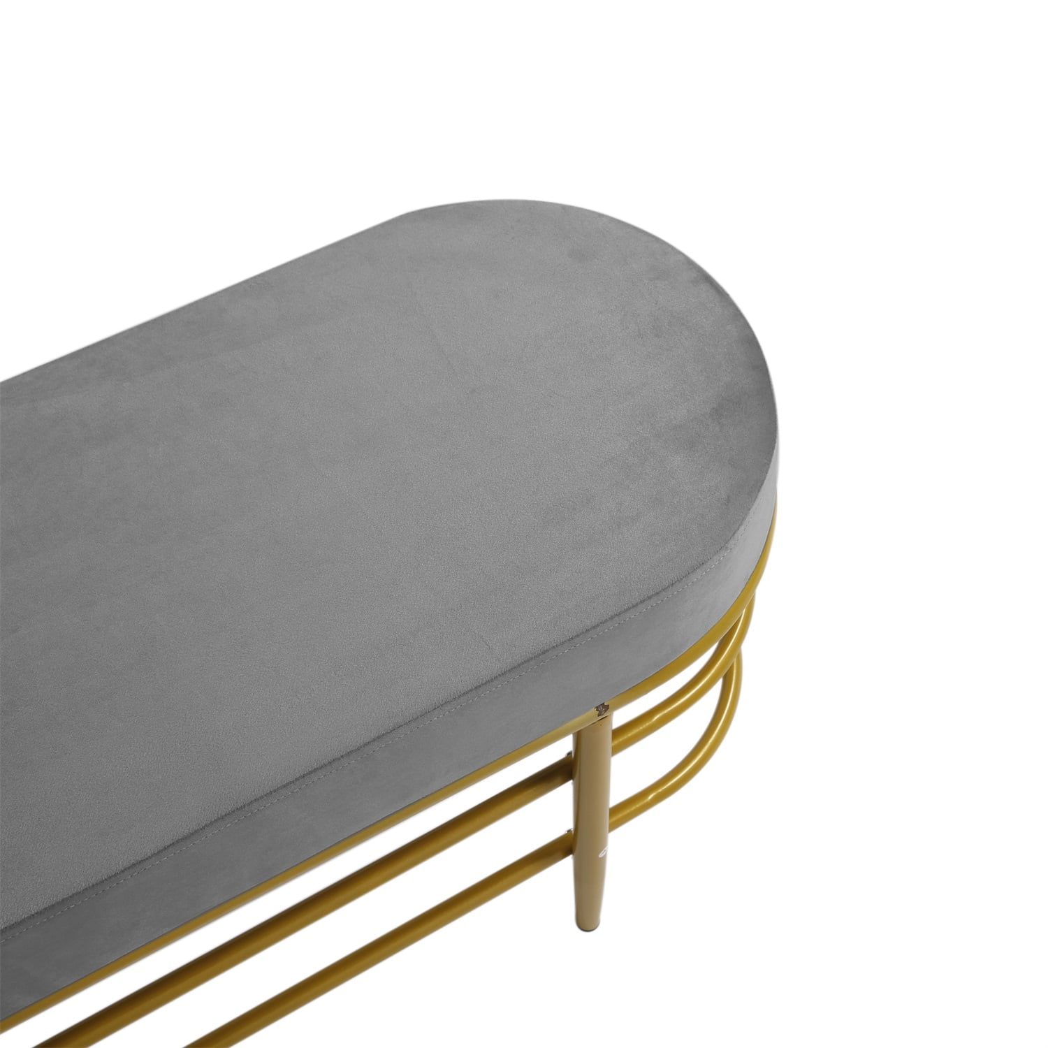 Kadyn Metal Shoe storage bench, Modern Free Standing Shoe Racks for Entryway and Hallway, Entryway Bench with Velvet Cushion, Light Grey Kadyn Metal Shoe storage bench, Modern Free Standing Shoe Racks for Entryway and Hallway, Entryway Bench with Velvet Cushion, Light Grey