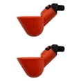 thumbnail image 4 of RAParts 2 Automatic Waterer Drinker Cups Chicken Coop Poultry Chook Bird Turkey Drink, 4 of 10