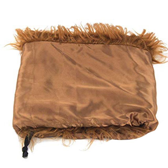 Methold Pet Ajustable Cómodo Fancy Lion Hair Dog Mane Peluca Disfraz Peluca y Orejas Party Pet Proveedor Ropa para mascotas
