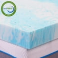 thumbnail image 5 of Mattress Topper, POLAR SLEEP 3 Inch Gel Swirl Memory Foam Mattress Topper with CertiPUR-US Certified - Queen Size, 5 of 6