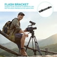 thumbnail image 3 of Dual Flash Bracket 2 PCS Extension for Microphone Stand Rod Camera Equipment Aluminum Alloy, 3 of 6