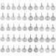 thumbnail image 2 of Key Label Round Stainless Steel Number 1-50 Tags Rental Properties Durable Waterproof Silver 2.3cm for Numbers 1-20 50Pcs, 2 of 5