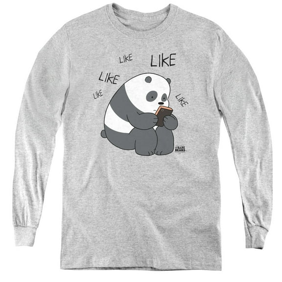We Bare Bears - Like Like Like - Youth Long Sleeve Shirt - Medium
