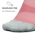 thumbnail image 5 of Feetures Elite Ultra Light Cushion Ankle Socks - Sport Sock with Targeted Compression - Rose Tea, L (1 Pair), 5 of 5