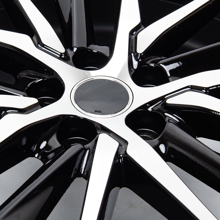 18x8 Machined & Black Replacement Rim For Toyota Camry 2021-2024, 5x114.3, 50mm Offset