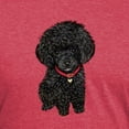 thumbnail image 3 of CafePress - Poodle Pup (Blk) T Shirt - Mens Tri-blend T-Shirt, 3 of 4