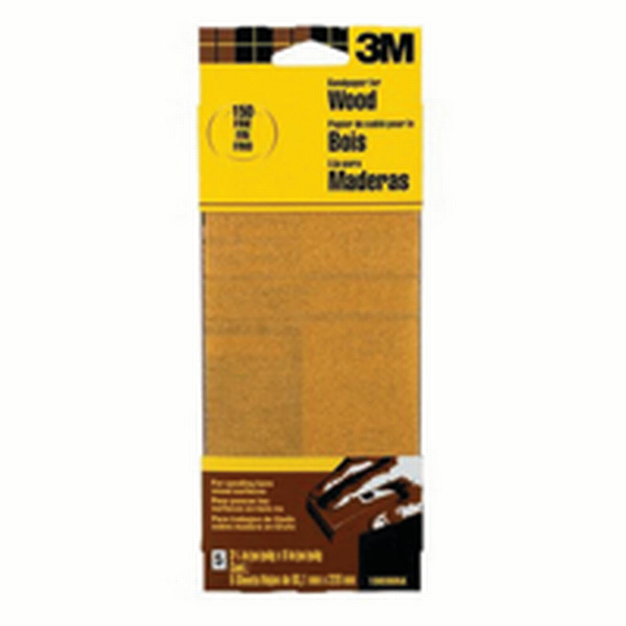 PORTER CABLE SANDPAPER Pack of 6 220 Grit 1/4 Sheet Clamp-On Sandpaper 53015 NEW 