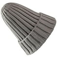thumbnail image 2 of Sonducket Sombrero Unisex mezclas de algodón sólido cálido HIP HOP sombreros de punto hombres gorras de invierno mujeres Skullies gorros para Sombreros gris púrpura Sonducket AP000123-08, 2 of 6