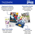 thumbnail image 2 of Cartuchos de tóner para impresora Brother TN2294PK, paquete de 4, 2 of 6
