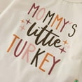 thumbnail image 5 of WeeBloom Thanksgiving Baby Girl Outfit Kids Autumn Cotton Long Sleeve Pants Romper Bodysuit Headbands Hat Clothes Girls Outfits,Beige 6-12 Months, 5 of 8