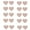 Style 10, variant on 10 Pairs Adhesive Night Glow Glitter Nipple Covers Pasties for Dance Parties