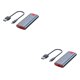 thumbnail image 1 of Caja SSD M.2 NVME USB3.1 10Gbps Sidaley Adaptador externo M2 sin herramientas Gris con cable A-C, 1 of 1