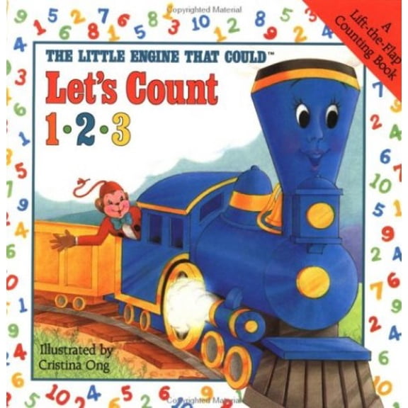 Pre-Owned The Little Engine That Could: Let's Count 1-2-3 (Lift-The-Flap Counting Book) Paperback