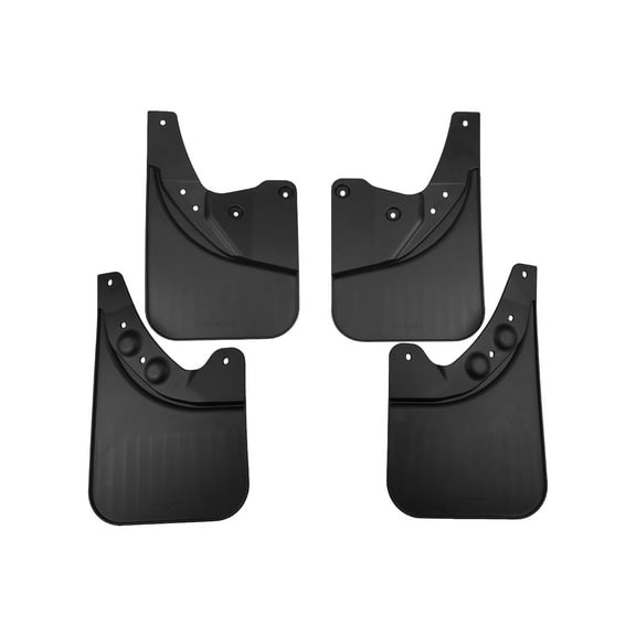 No Drilling Mudguards For Toyota Tacoma 2024, 4PCS Mud Flaps No Drilling, Front & Rear Protection Splash Guards Accessories -black