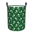 thumbnail image 1 of Balery Happy St. Patrick's Day Cesta de ropa redonda con asas, impermeable, independiente, para ropa, juguetes, dormitorio y familia-Small, 1 of 6