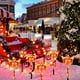 thumbnail image 5 of Luces navideñas solares para exteriores | Decoración navideña con forma de árbol de Navidad clásico y luz LED cálida | Encendido y apagado automático con energía solar, 5 of 9