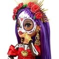thumbnail image 5 of Rainbow High 2022 Celebration Edition Día De Los Muertos Maria Garcia Fashion Collector Doll 11 in. Celebratory Face Painting & Calavera Purse. Light Up Display & Premium Accessories. Great Gift, 5 of 7