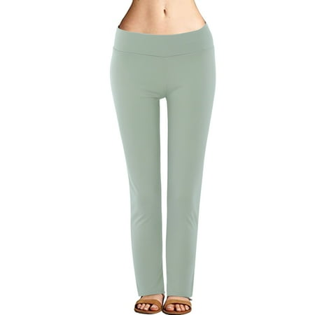 

Maternity Yoga Pants with Pockets Womens Yoga Leggings Fitness Running Full Length Sports Active Pants