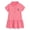 Light Red, variant on KYAIGUO Toddler Girls Short Sleeve Dress 2-8 Years Cotton Casual Summer Printed T Shirt Knitted Dresses for Kids