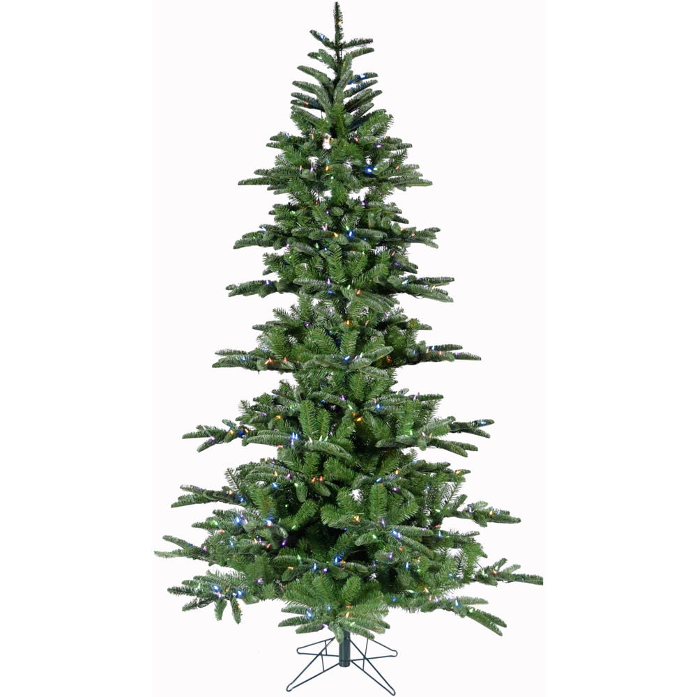 Fraser Hill Farm 7.5Ft Nordic Frost Frosted Green Prelit Slim