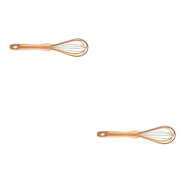 Inteprter Batidor de silicona batidor de huevos Manual mango de batidora de crema de de mano herramienta de cocina para hornear Type3 NO3 Inteprter CBP023458