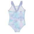thumbnail image 3 of Wicked Glinda Elphaba Square Neck Racerback One Piece Bathing Suit UPF 50+ Tie Dye Little Kid to Big Kid, 3 of 3