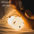 thumbnail image 4 of LED Kids Night Light, Cute Cat Soft Silicone Baby Nursery Lamp-USB Rechargeable, Color Temperature and Brightness Adjustable, White and Warm can be Switched, Timing Function, Fabulous Ideal Gift, 4 of 5