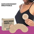 thumbnail image 3 of Disposable Breast Pasties, 60pcs Seamless Round Disposable  Stickers Water  Ultra Thin  for Work, 3 of 8