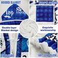 thumbnail image 3 of Wearable Blanket Hoodie, Birthday Gift Ideas, Soft Blue Throw Blankets Presents for Men Christmas Thanksgiving, 3 of 6