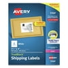 Avery TrueBlock Shipping Labels, Sure Feed Technology, Permanent Adhesive, 3-1/3" x 4", 600 Labels (5164)