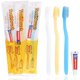 thumbnail image 1 of wonima02 120 pcs Disposable Toothbrushes with Toothpaste Individually Wrapped, Toothbrush with Paste Bulk Manual Disposable Travel Toothbrush Kit for Hotel Guest, 3 Colors, 1 of 1
