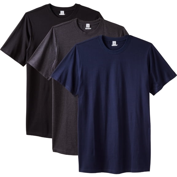 KingSize Men's Big & Tall 3-Pack Cotton Crewneck Undershirt
